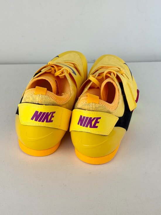 Men\'s 10.5-Nike Zoom Pole Vault Elite Track Shoes Citron Pulse Spikes FZ9649-80